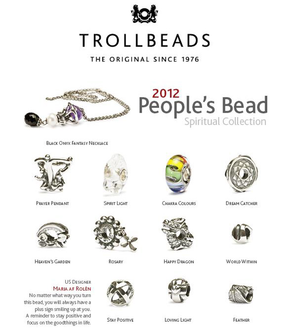 Trollbeads 2012 People's Beads Spiritual Collection 