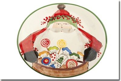 Vietri Holiday Plate